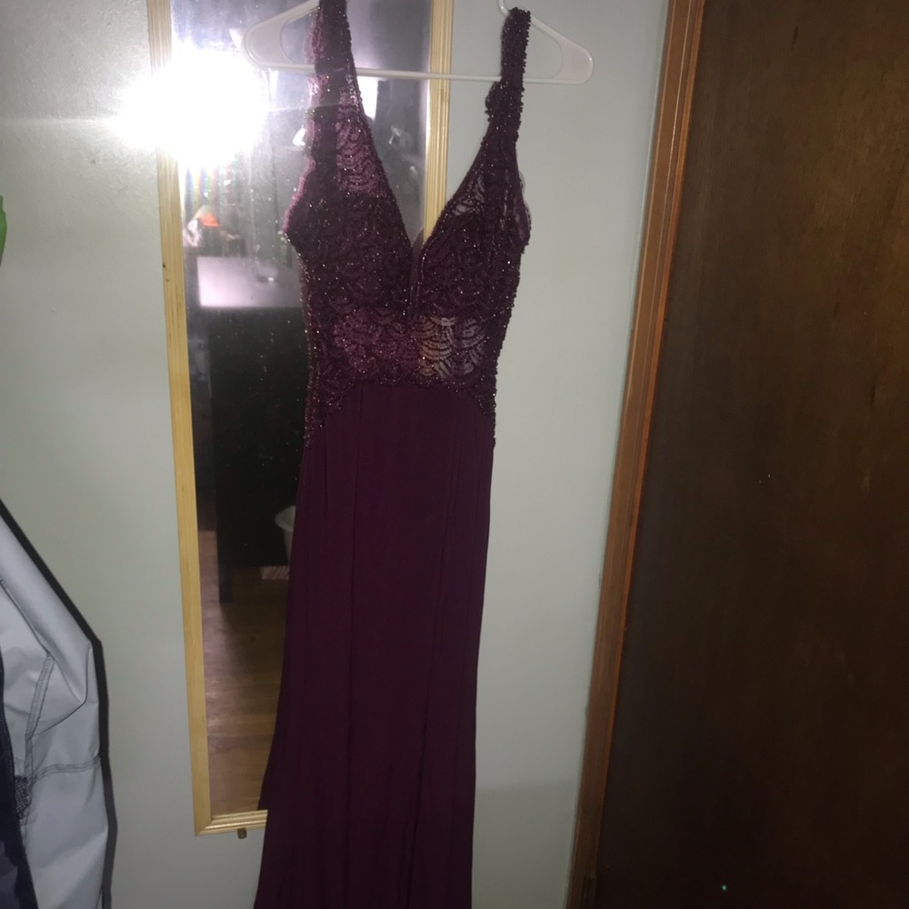 Burgundy Prom Dress